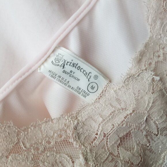 Romantic Vintage 1950's Pale Pink Babydoll Nightgown by Aristocraft * Medium - Picture 10 of 11